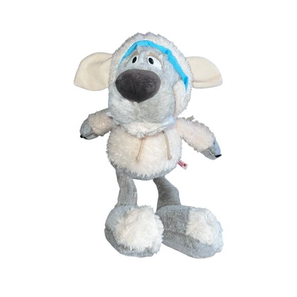Nici Wolf In Sheeps Clothing Plush Soft Toy wolf ulvy & friends white gray - Picture 1 of 9